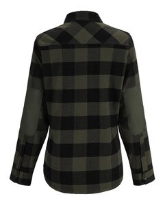 Simms Guide Flannel Women's in Loden Buffalo Check
